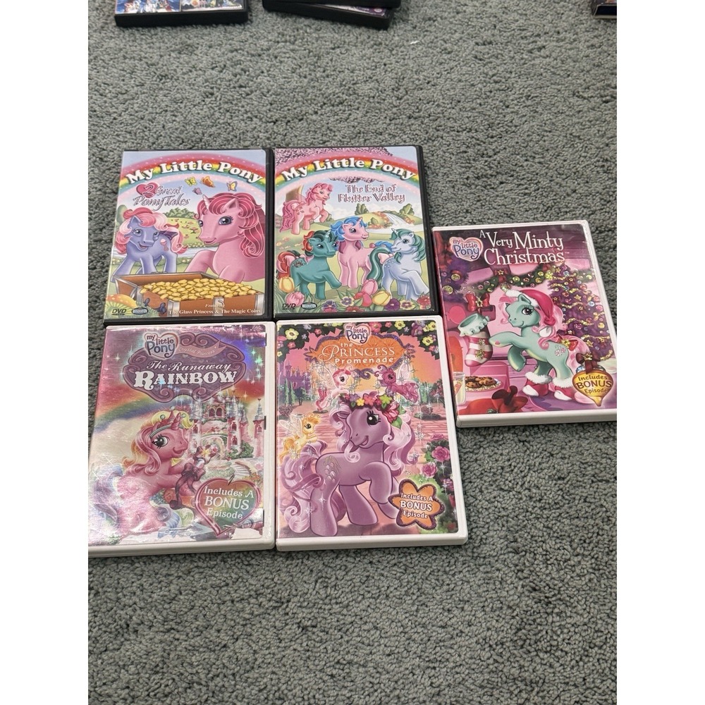 My Little Pony DVD Lot Of 5 Y2K